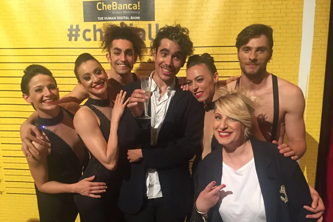 Cast di performer Artscena per CheBanca!
